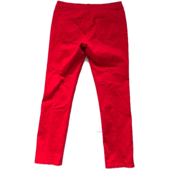 Liverpool Sadie Straight red jeans, size 12 - Picture 3 of 6